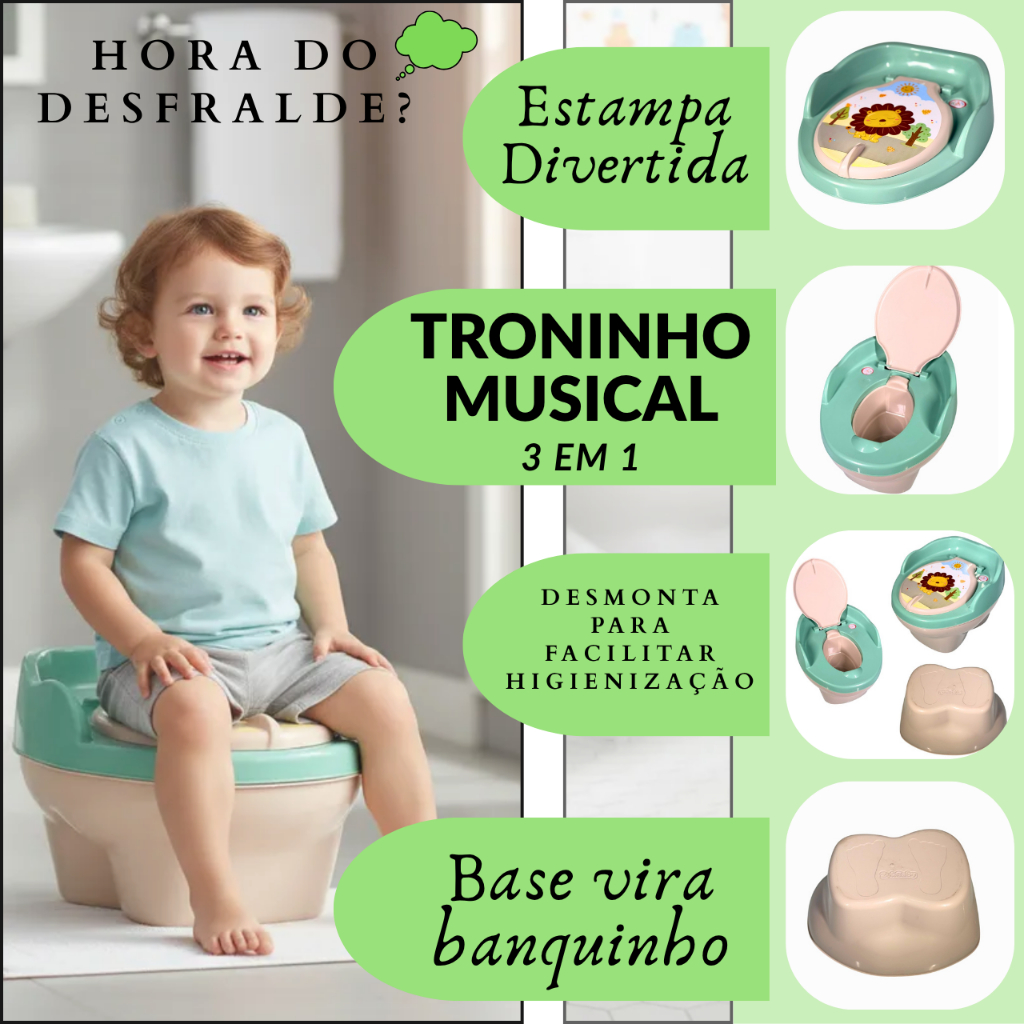 Troninho Musical Zuk'Toys