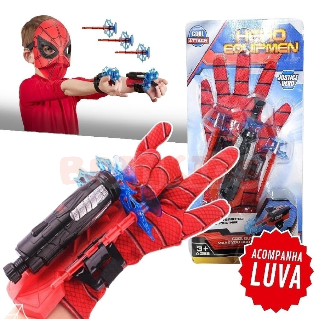 Luva do Homem-Aranha com Lançador de Teias – Brinquedo InfantilLuva do Homem-Aranha com Lançador de Teias – Brinquedo Infantil