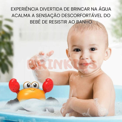 Caranguejo Fujão Interativo com Música, Luz e Movimento