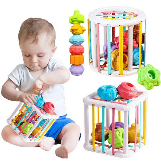 Cubo Mágico Educativo Montessoriano – Brinquedo de Aprendizagem Infantil