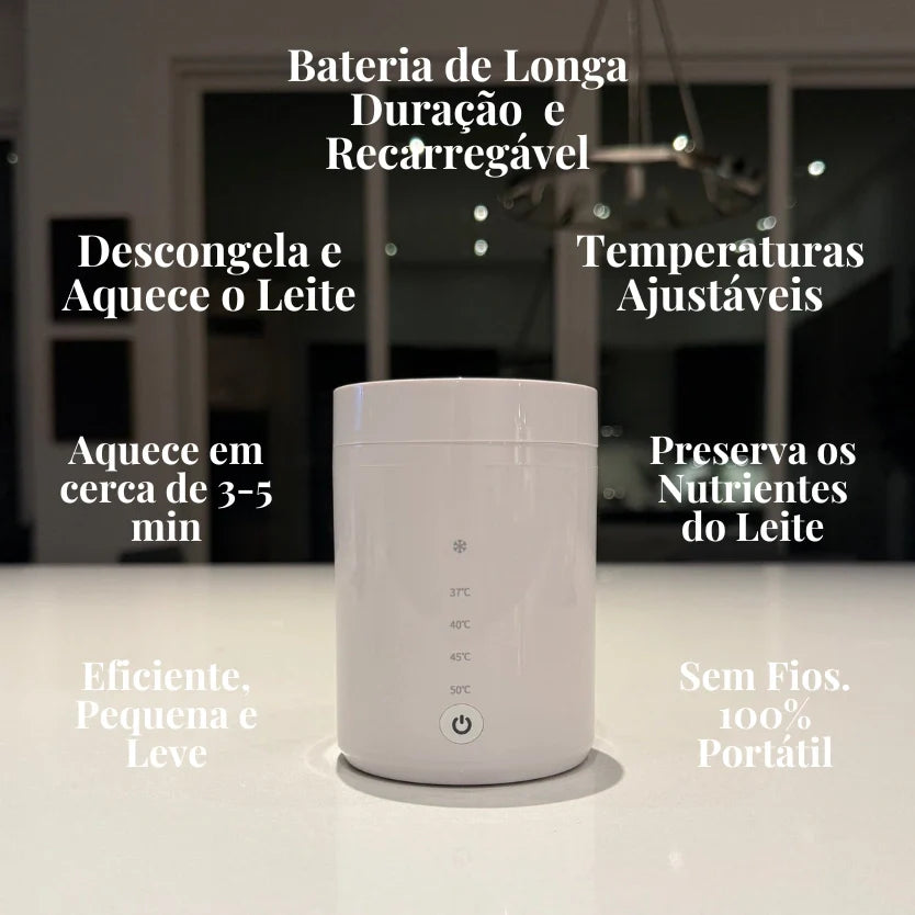 Aquecedor Portátil de Mamadeiras Arkemis Para Leite e Fórmulas