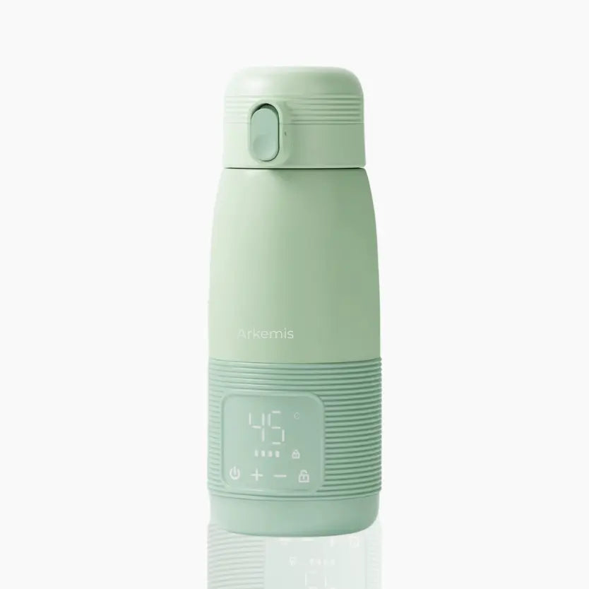 Aquecedor de Mamadeiras Portátil com Aquecimento Rápido e Bateria de Longa Duração