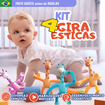 Girafas Divertidas – Gira e Estica | Brinquedo Interativo Infantil - Pague 2 Leve 4