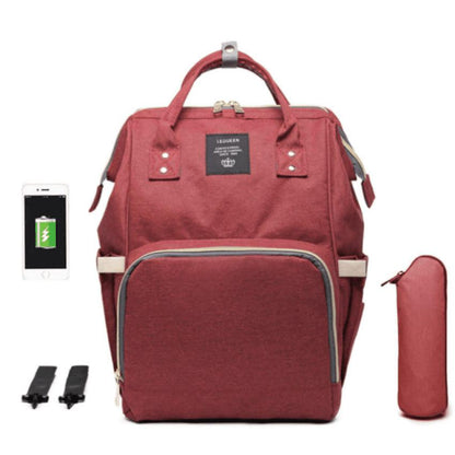 Bolsa Mochila Maternidade com Entrada USB