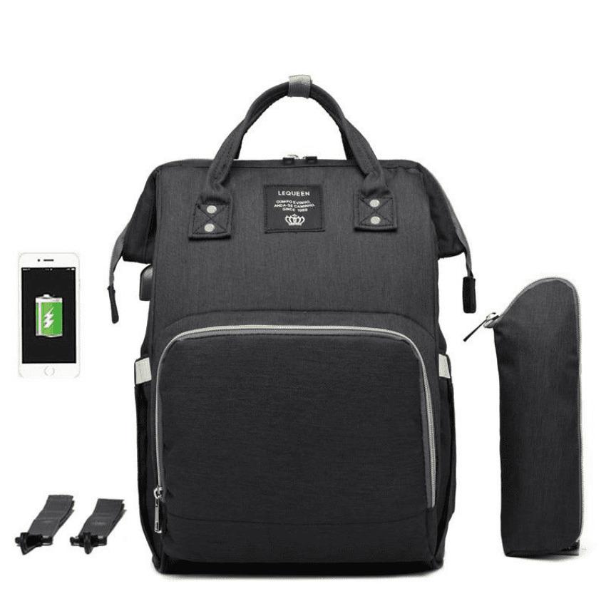 Bolsa Mochila Maternidade com Entrada USB