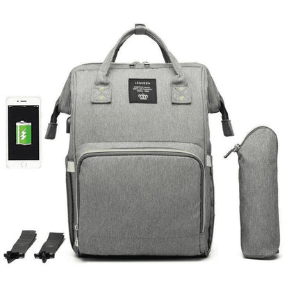 Bolsa Mochila Maternidade com Entrada USB
