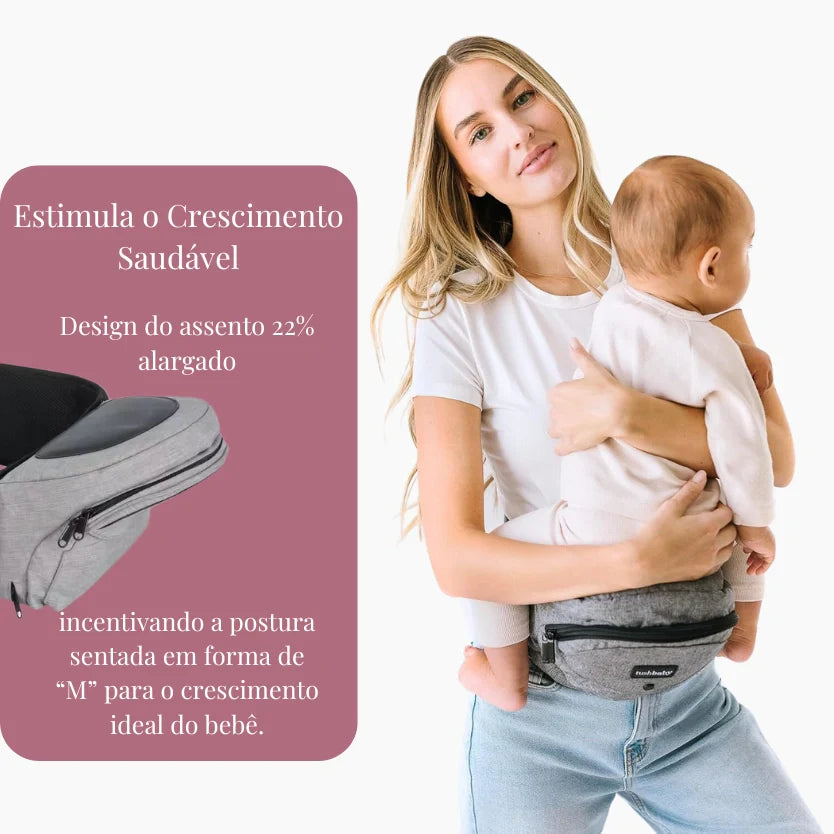 Canguru Ergonômico Arkemis Baby Comfort - Melhor Canguru para Bebês de 0 a 3 Anos