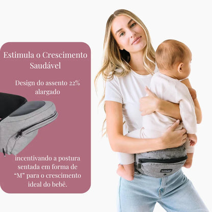 Canguru Ergonômico Arkemis Baby Comfort - Melhor Canguru para Bebês de 0 a 3 Anos