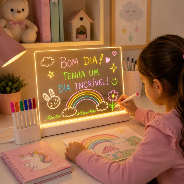 Quadro Mágico Infantil para Desenho e Aprendizado