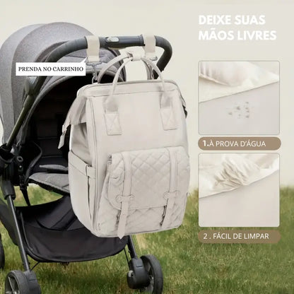 Mochila Maternidade Arkemis - Versátil e Tecnológica