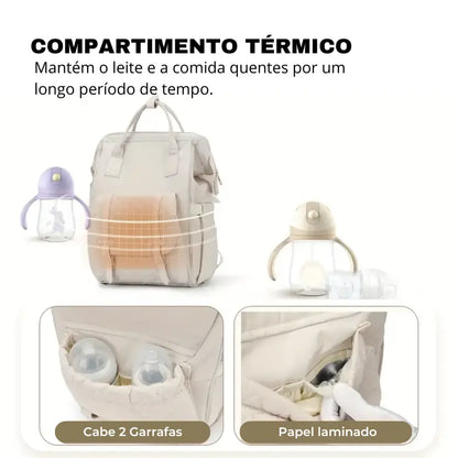 Mochila Maternidade Arkemis - Versátil e Tecnológica