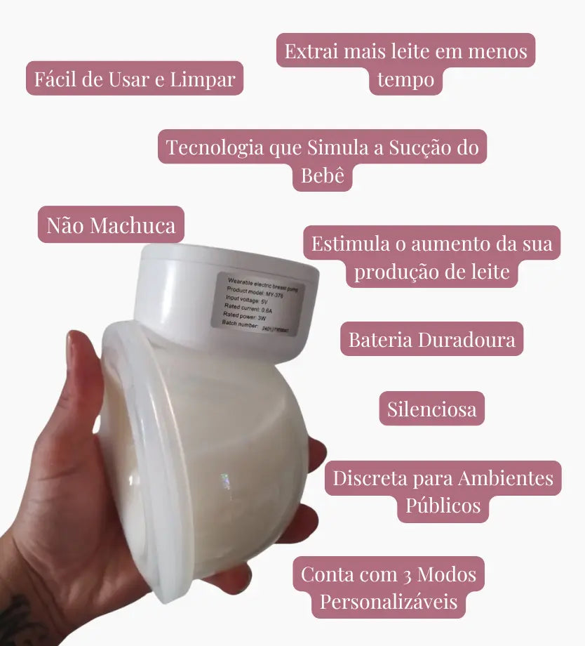 Nurture S12 Pro - Bomba de Extrair Leite Automática | Mãos Livres