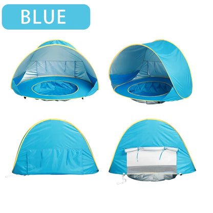Kids Summer & Tenda Baby - Tenda de Verão - Proteção UV com Mini Piscina