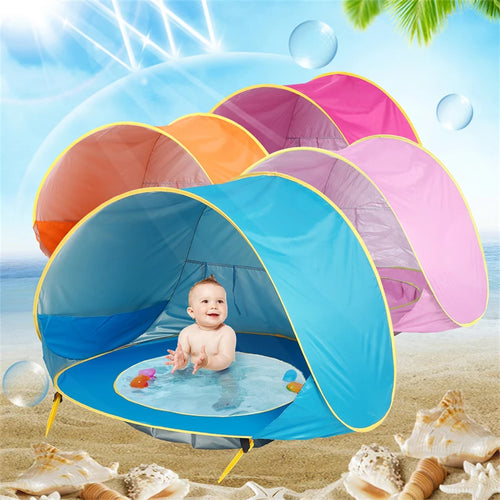 Kids Summer & Tenda Baby - Tenda de Verão - Proteção UV com Mini Piscina