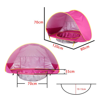 Kids Summer & Tenda Baby - Tenda de Verão - Proteção UV com Mini Piscina