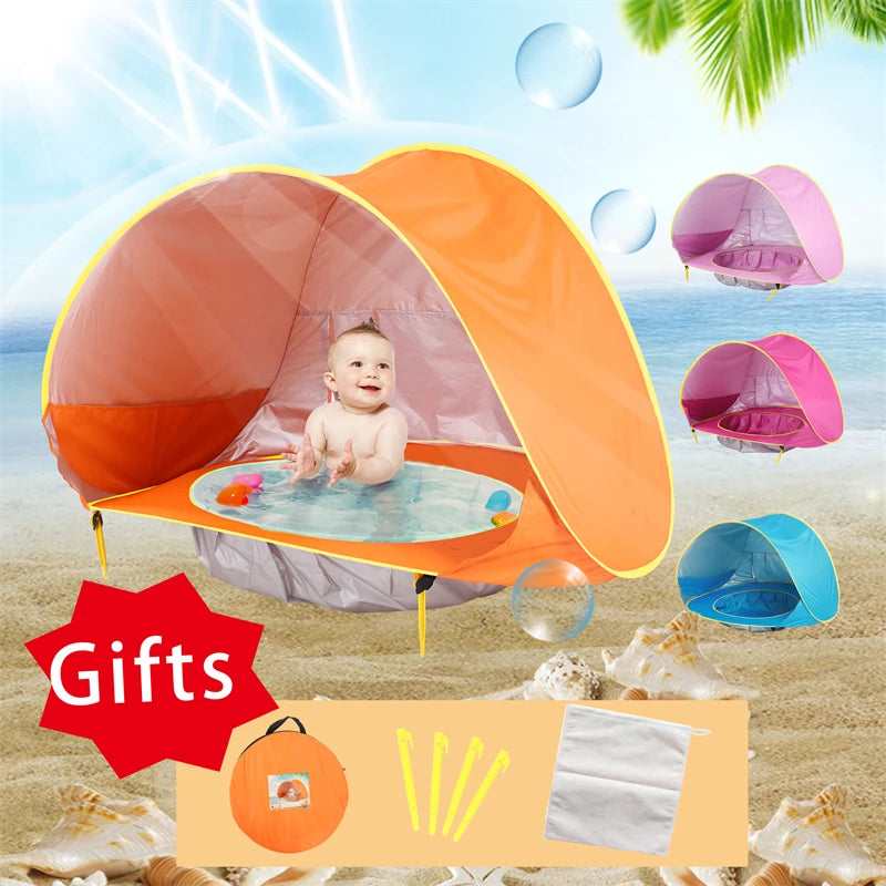 Kids Summer & Tenda Baby - Tenda de Verão - Proteção UV com Mini Piscina