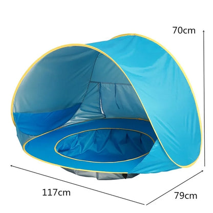 Kids Summer & Tenda Baby - Tenda de Verão - Proteção UV com Mini Piscina