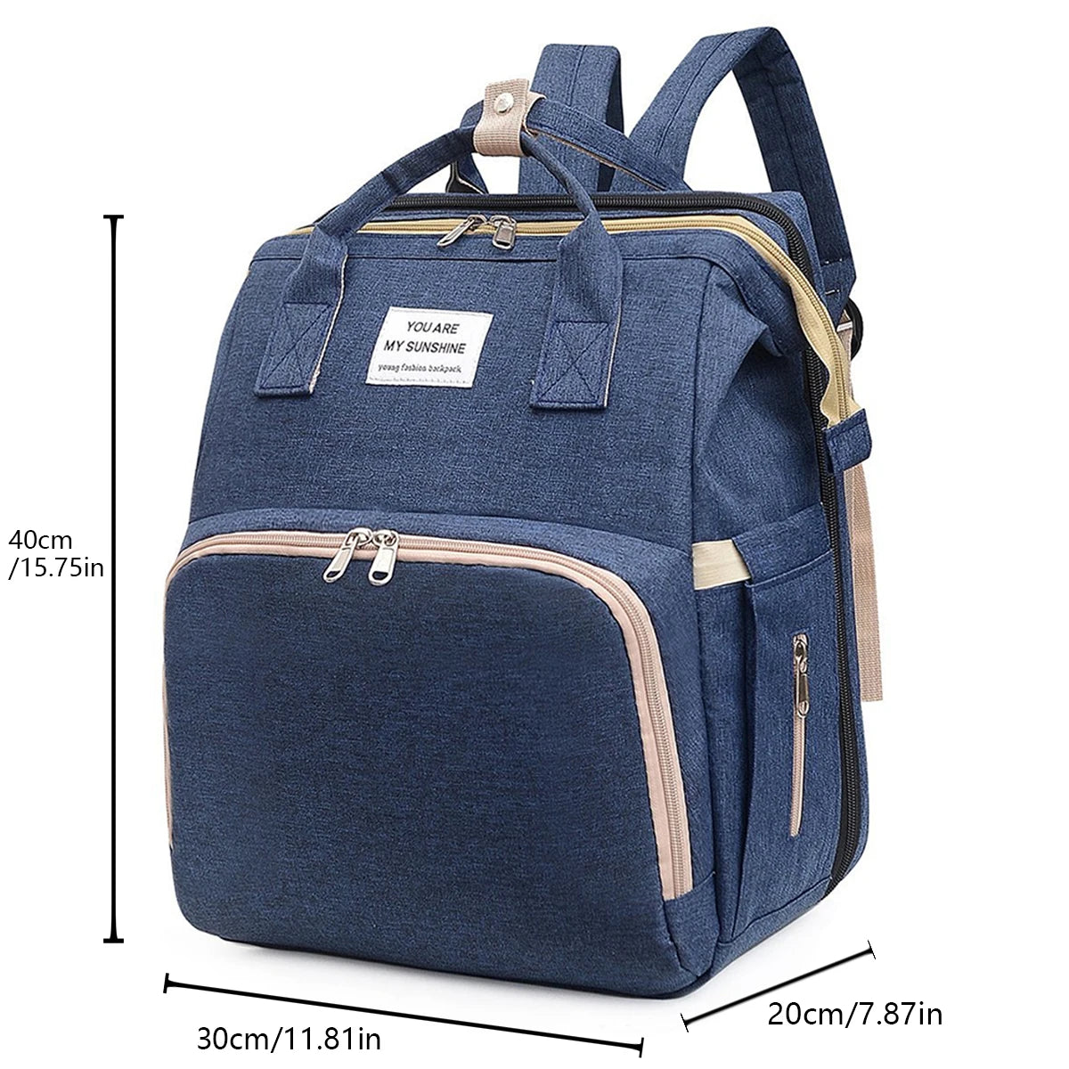 Mochila Multiuso Maternidade com Berço e Trocador