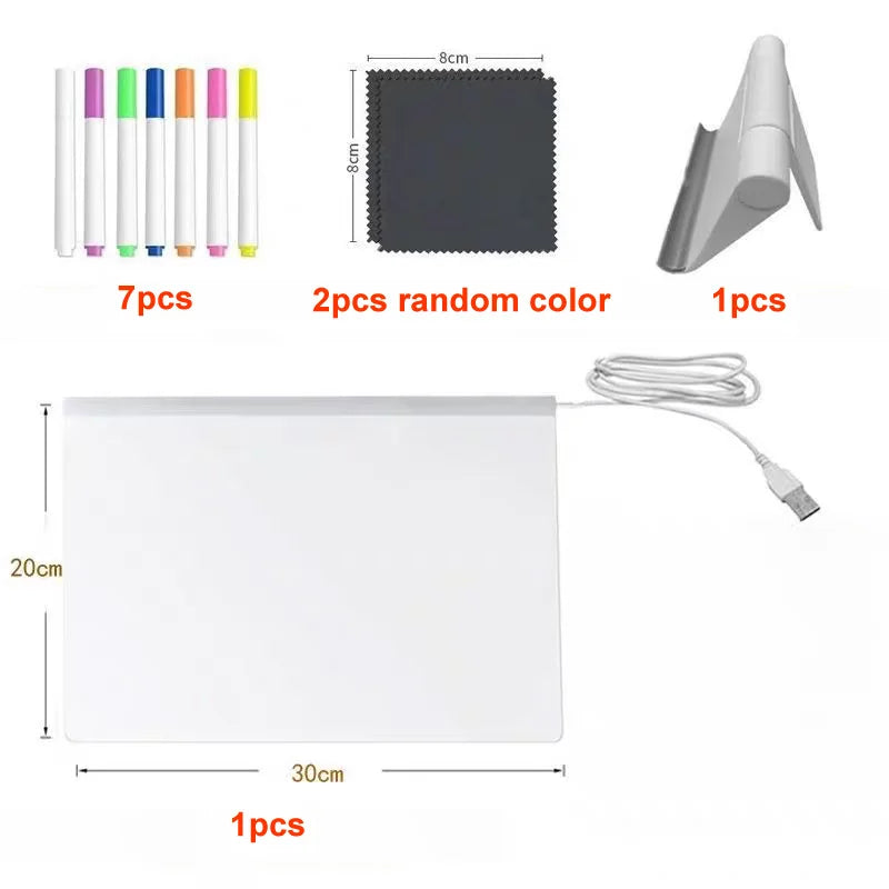 Quadro Mágico Infantil para Desenho e Aprendizado