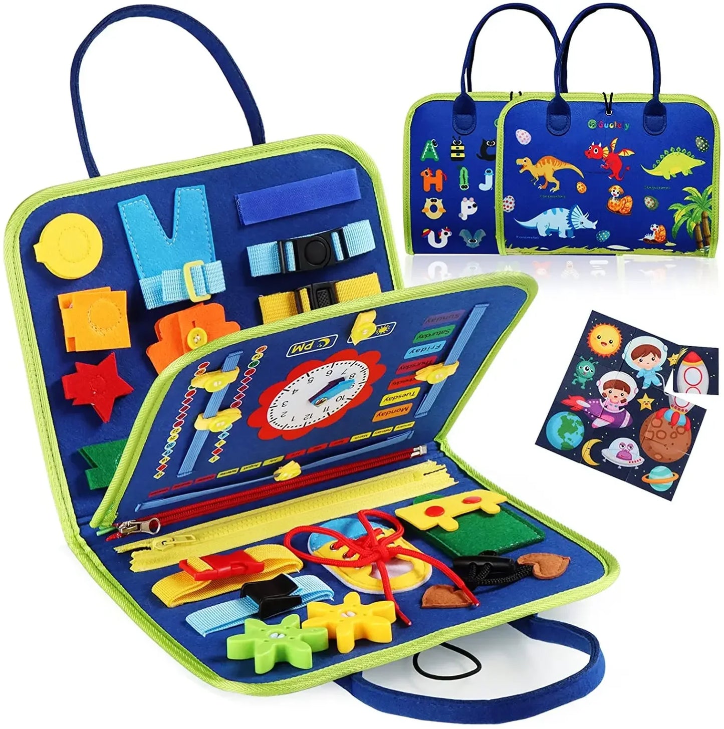 Maleta Sensorial Montessori Infantil – Atividades Educativas Portátil