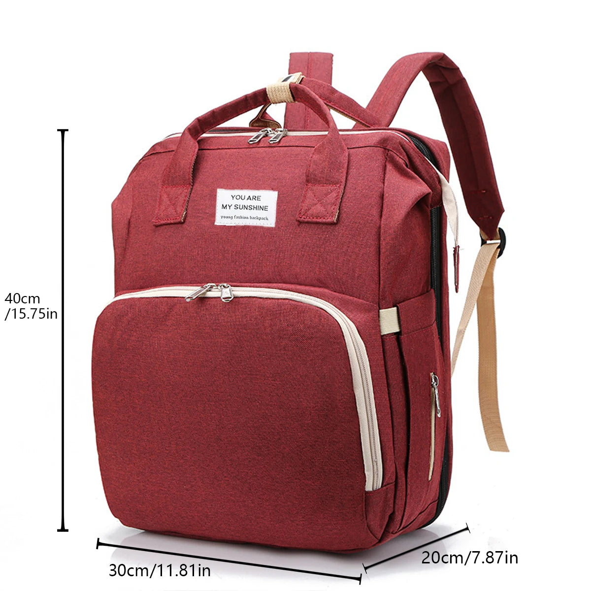 Mochila Multiuso Maternidade com Berço e Trocador