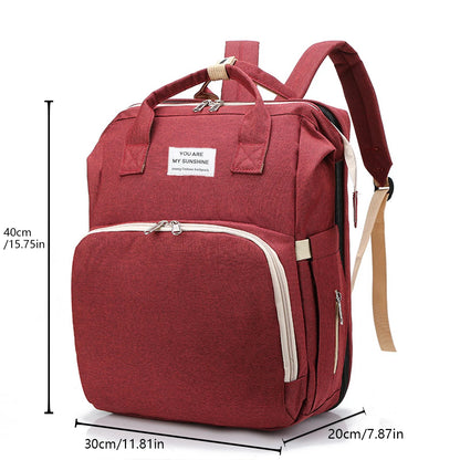 Mochila Multiuso Maternidade com Berço e Trocador