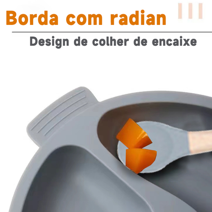 Conjunto de Alimentação em Silicone para Bebês