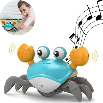 Caranguejo Fujão Interativo com Música, Luz e Movimento