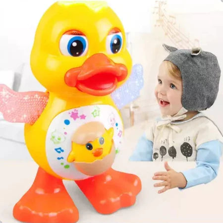 Pato Dançarino Premium Brinkids — 60% OFF (Estoque no Brasil)