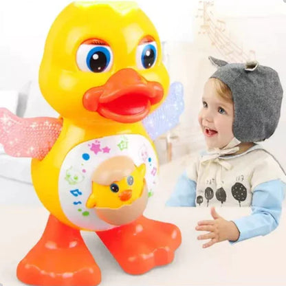 Pato Dançarino Premium Brinkids — 60% OFF (Estoque no Brasil)