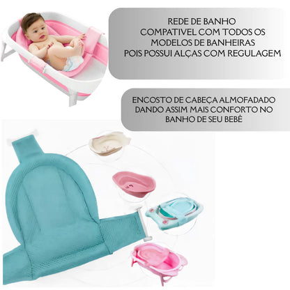 Rede de Proteção para Banheira de Bebê