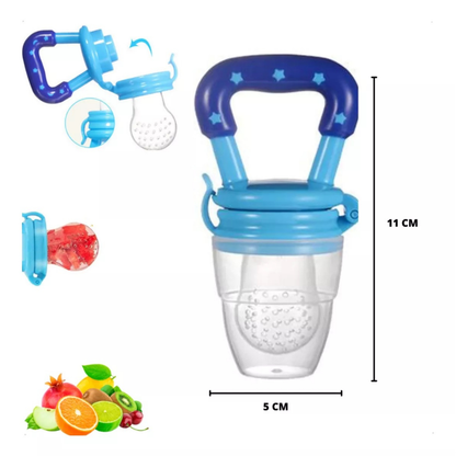 Chupeta Alimentadora Mordedor de Silicone Porta Fruta