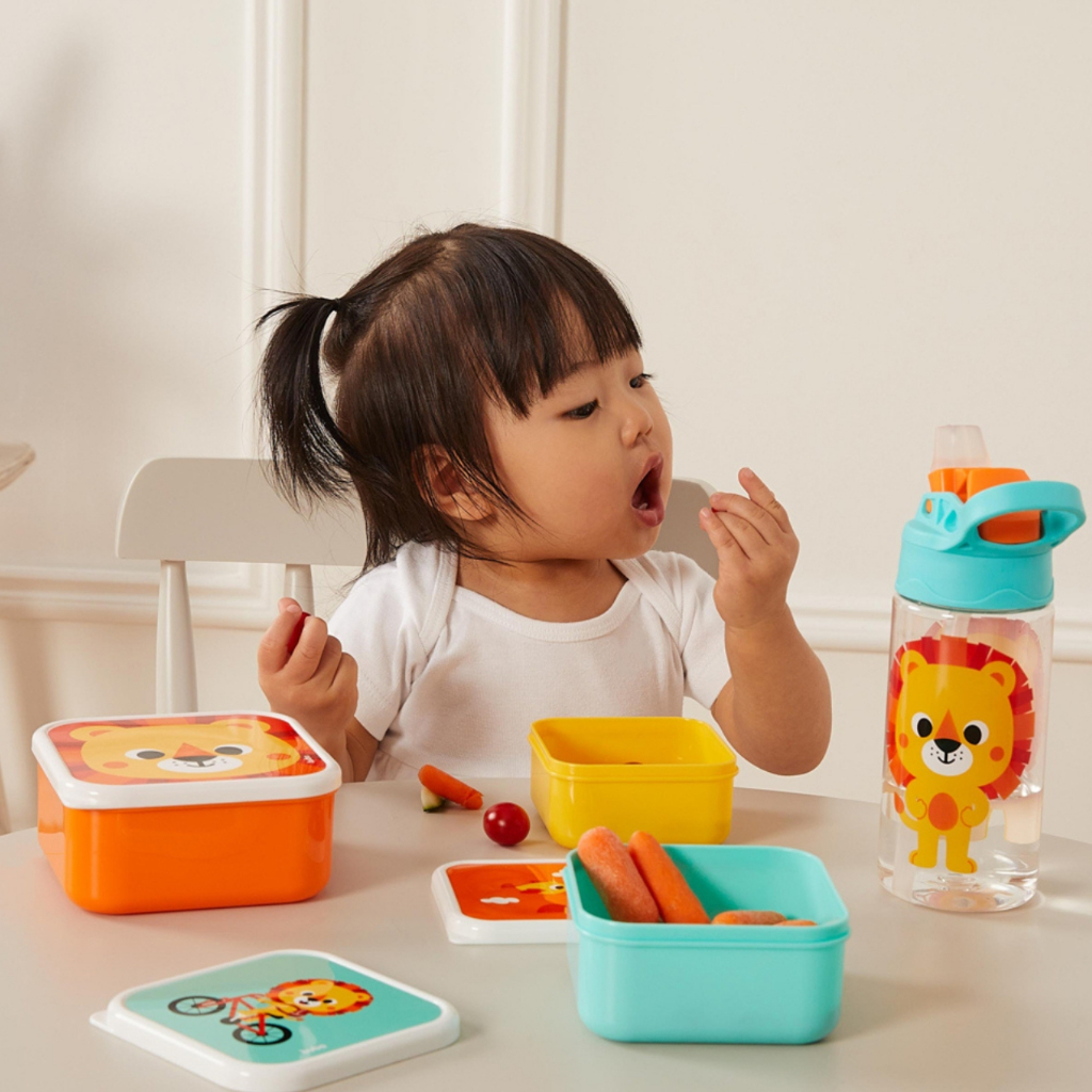 Kit 3 Potes para Comida Infantil