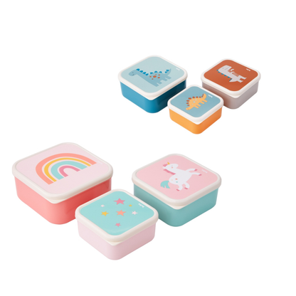 Kit 3 Potes para Comida Infantil