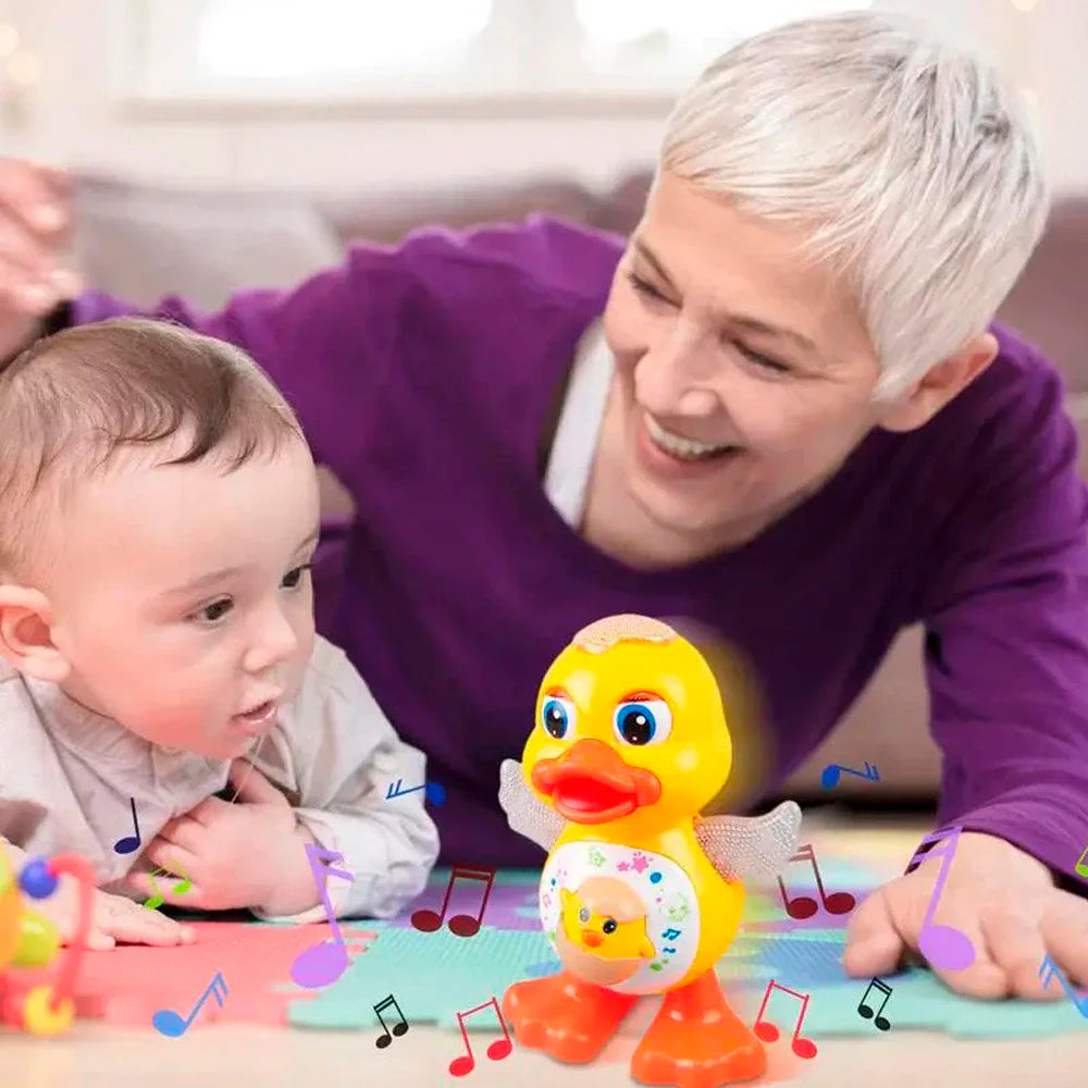Pato Dançarino Premium Brinkids — 60% OFF (Estoque no Brasil)