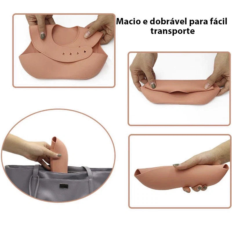 Kit de Silicone Alimentação Infantil com 8 Peças Completo