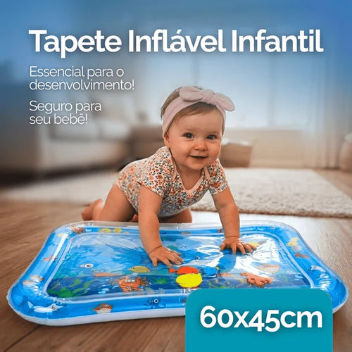 Tapete D'Água Interativo Inflável de Água para Bebês